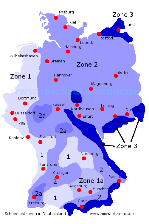 MZ-Schneelast - Ermittlung der Schneelast