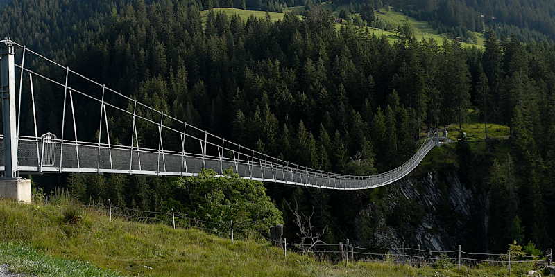 Hängebrücke, Holzgau, Lechtal
