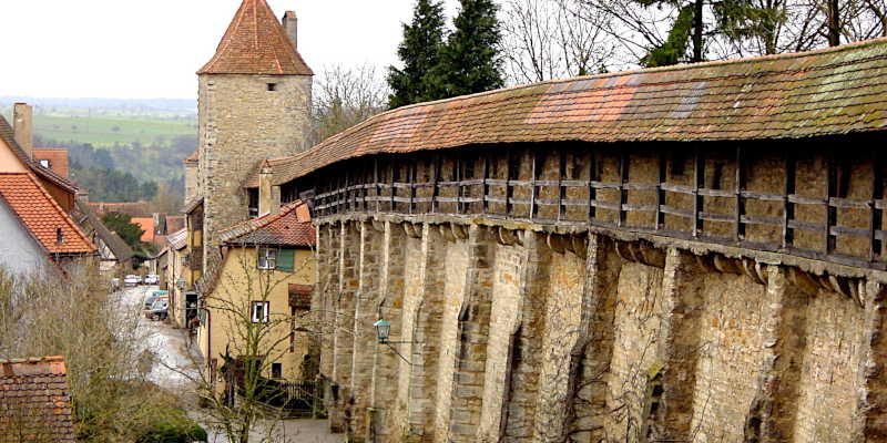 Stadtmauer, Rothenburg
